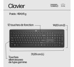 HP 230 BLK WL KBD clavier Universel RF sans fil Noir