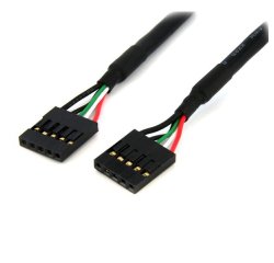 StarTech.com Câble adaptateur interne de carte mère 60 cm 5 broches USB IDC F/F