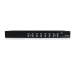 StarTech.com Switch KVM USB VGA à 8 ports avec OSD - Commutateur écran clavier souris à montage en rack 1U