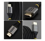 StarTech.com Câble HDMI Haute Vitesse Certifié Premium 2m (6ft), Ultra Flexible, 4K 60Hz/1440p 144Hz avec HDR10/ARC, 18Gbps, Cordon HDMI Tressé Haute Flexibilité