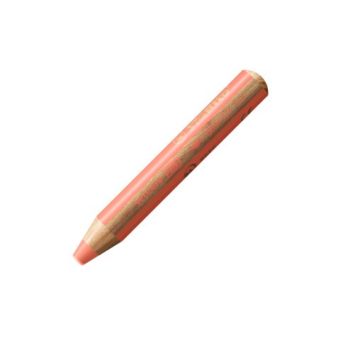 Crayon stabilo woody 3 in 1 multi-talents coloris rouge   pastel