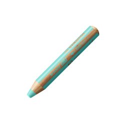 Crayon stabilo woody 3 in 1 multi-talents coloris bleu    pastel