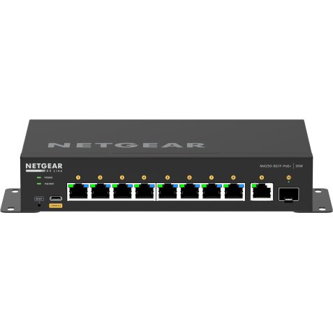 NETGEAR GSM4210PD-100EUS switch Gestionado L2/L3 Gigabit Ethernet (10/100/1000) Energía sobre Ethernet (PoE) Negro