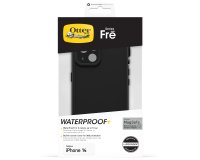 OtterBox Fre Coque pour iPhone 14 pour MagSafe, étanche (IP68), Résistant aux chocs, protection fine avec protecteur d'écran intégré, fabriqué de manière durable, supporte 5 x plus de chutes que la norme militaire, Noir