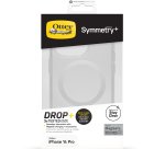 OtterBox Symmetry+ Transparente Coque pour iPhone 14 Pro pour MagSafe, Antichoc, anti-chute, fine, supporte 3 x plus de chutes que la norme militaire, antimicrobien, Clear
