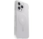 OtterBox Funda para iPhone 14 Pro Max Symmetry+ Clear para MagSafe,resistente a golpes y caídas,Protectora,fina,Testada 3x con estándares Militares anticaídas,Antimicrobiana, Clear