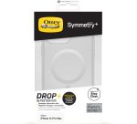 OtterBox Funda para iPhone 14 Pro Max Symmetry+ Clear para MagSafe,resistente a golpes y caídas,Protectora,fina,Testada 3x con estándares Militares anticaídas,Antimicrobiana, Clear