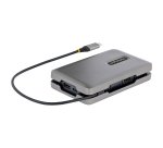 StarTech.com USB-C Multiport-Adapter - USB-C Dockingstation mit USB-C Videoausgang DP Alt Mode/4K HDMI 2.0/VGA - USB-C Hub/Dock mit Doppelbildschirm - Mini Dockingstation für Laptop, 100W PD Pass-Through
