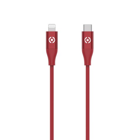Celly USBCLIGHTCOLRD cavo Lightning 1,5 m Rosso