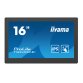 iiyama T1624MSC-B1 affichage de messages Écran plat interactif 39,6 cm (15.6") LCD 450 cd/m² Full HD Noir Écran tactile 24/7