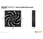 be quiet! Silent Wings 4 120 mm PWM | Ventilateur PC high-speed