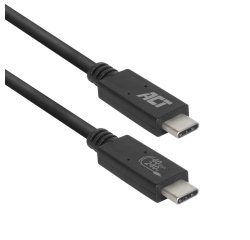 ACT Câble USB Type-C® USB4® 40 Gbit/s 240 W, certifié USB-IF 0,8 mètre