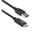 ACT AC7417 câble USB USB 3.2 Gen 1 (3.1 Gen 1) 2 m USB C USB A Noir