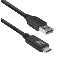 ACT AC7416 câble USB USB 3.2 Gen 1 (3.1 Gen 1) 1 m USB C USB A Noir