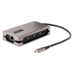 StarTech.com USB-C Multiport Adapter, 4K 60Hz HDMI 2.0b, HDR, USB 3.2 Gen 2 10Gbps Hub (2xUSB-C, 1xUSB-A), 100W PD Pass-Through, Mini Travel