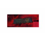 SureFire KingPin X2 clavier Gaming USB AZERTY Français Noir, Métallique