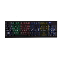 SureFire KingPin X2 clavier Gaming USB AZERTY Français Noir, Métallique