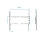 TooQ LP1070F-B soporte para TV 177,8 cm (70") Negro