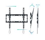 TooQ LP1071T-B soporte para TV 177,8 cm (70") Negro