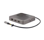 StarTech.com Docking Station USB C - USB Tipo C - HDMI Doble de 4K 60Hz compatible con MacBook Pro (M1/M2/M3/M4) y Windows - Hub Ladrón USB-A/USB-C de 10Gbps - PD de 100W - GbE - SD - Cable 56cm