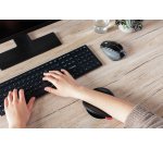 CHERRY SLIDEPAD ERGO descansa muñecas Negro