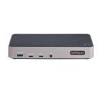 StarTech.com Station d'Accueil Triple Moniteur USB-C, Dock Triple HDMI/DP, Hub 5xUSB, GbE, 100W PD, Docking Station Compatible TB 3/4