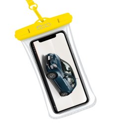 Celly SPROOFBAG500YL waterproof pouch Transparent, Yellow