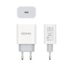 AISENS Cargador USB-C P?3.0 1 Puerto 1x USB-C 20 W, Blanco