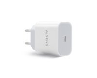 AISENS Cargador USB-C P?3.0 1 Puerto 1x USB-C 20 W, Blanco