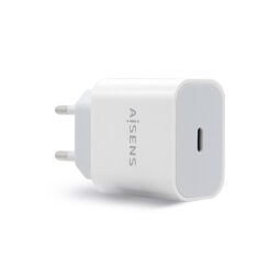 AISENS Cargador USB-C P?3.0 1 Puerto 1x USB-C 20 W, Blanco