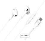 Oreillette et Kit mains-libres Force Play Kit piéton Intra USB-C Blanc