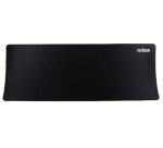 Nilox Alfombrilla de escritorio XXL extragrande para juegos negra 80 x 30 cm