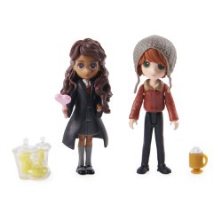Wizarding World | Set Amicizia con personaggi Ron Weasley e Calì Patil | Bambole da 7.5cm | 2 accessori | Giocattoli per bambini dai 6 anni in su