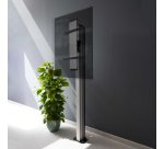 TooQ FS2270M-B soporte para pantalla de señalización 177,8 cm (70") Plata