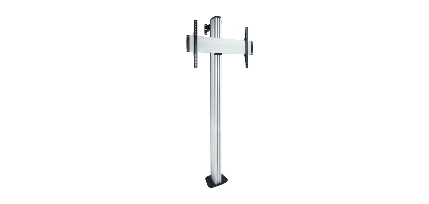 TooQ FS2270M-B soporte para pantalla de señalización 177,8 cm (70") Plata