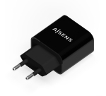 AISENS Cargador USB-C PD3.0 1 Puerto 1x USB-C 20 W, Negro