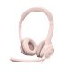 Logitech H390 Casque Avec fil Arceau Bureau/Centre d'appels USB Type-A Rose