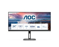 AOC V5 U34V5C/BK Monitor PC 86,4 cm (34") 3440 x 1440 Pixel UltraWide Quad HD LCD Nero