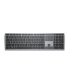 DELL KB700 clavier Bureau RF sans fil + Bluetooth AZERTY Belge Gris