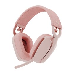 Casque PC Logitech Zone Vibe 100 Casque d''ecoute leger sans fil avec Micro anti-bruit - Rose