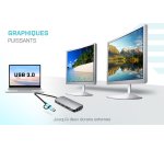 i-tec USB 3.0 USB-C/Thunderbolt 3x Display Metal Nano Dock with LAN + Power Delivery 100 W