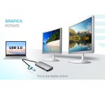 i-tec USB 3.0 USB-C/Thunderbolt 3x Display Metal Nano Dock with LAN + Power Delivery 100 W