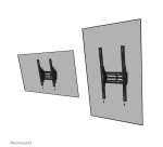Neomounts WL35S-950BL19 Support mural robuste pour écran 55-115" - inclinable - verrouillable - paysage et portrait