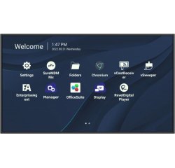 Viewsonic CDE4330 Écran d'affichage dynamique 109,2 cm (43") Wifi 450 cd/m² 4K Ultra HD Noir Intégré dans le processeur Android 11