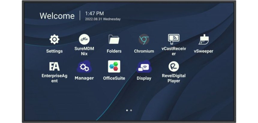 Viewsonic CDE4330 Écran d'affichage dynamique 109,2 cm (43") Wifi 450 cd/m² 4K Ultra HD Noir Intégré dans le processeur Android 11