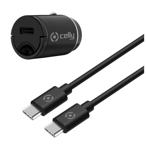 Celly CCMINITYPEC cargador de dispositivo móvil Smartphone, Tableta Negro Encendedor de cigarrillos Auto