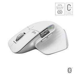 Logitech Master Series MX Master 3S for Mac - mouse - Bluetooth, 2.4 GHz - pale gray