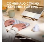 Ratón inalámbrico RF + Bluetooth para diestros Logitech Lift para Mac 4000 DPI