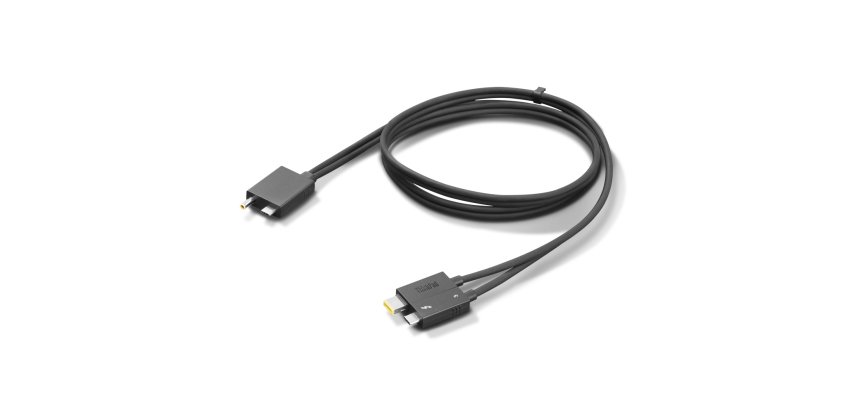 Lenovo 4X91K16970 Câble Thunderbolt 0,7 m 40 Gbit/s Noir