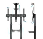 TooQ ZEUS 2,54 m (100") Negro